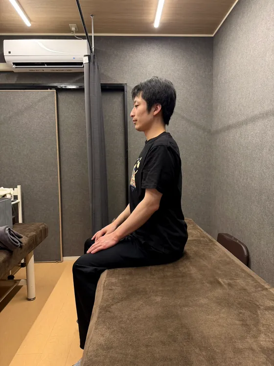 反り腰 施術後の姿勢