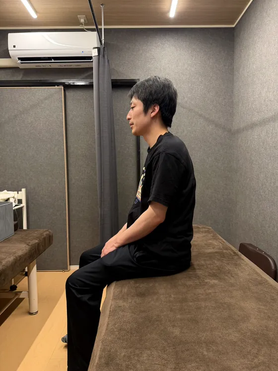 反り腰 施術前の姿勢